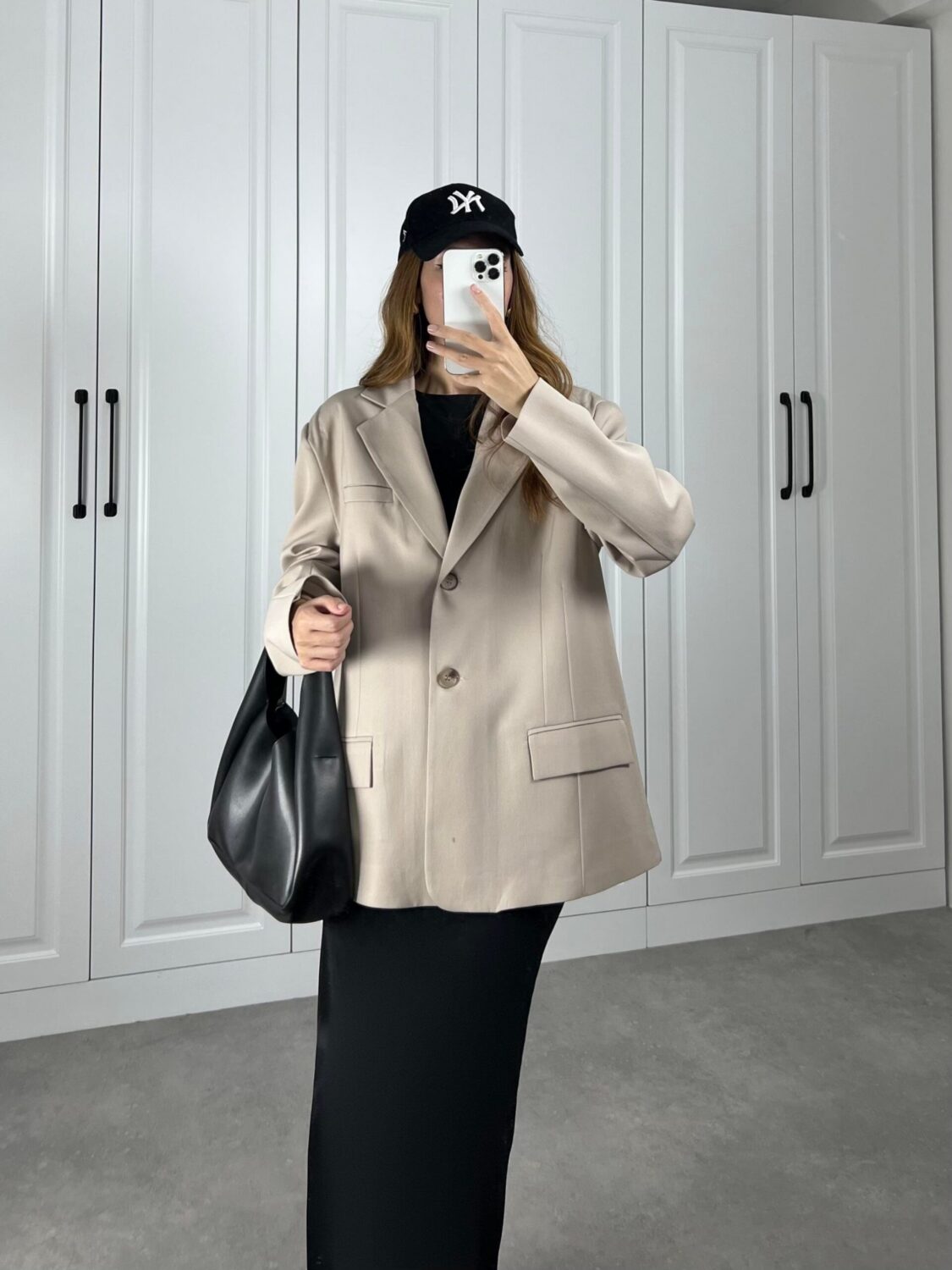 Premium Oversize blazer Beige