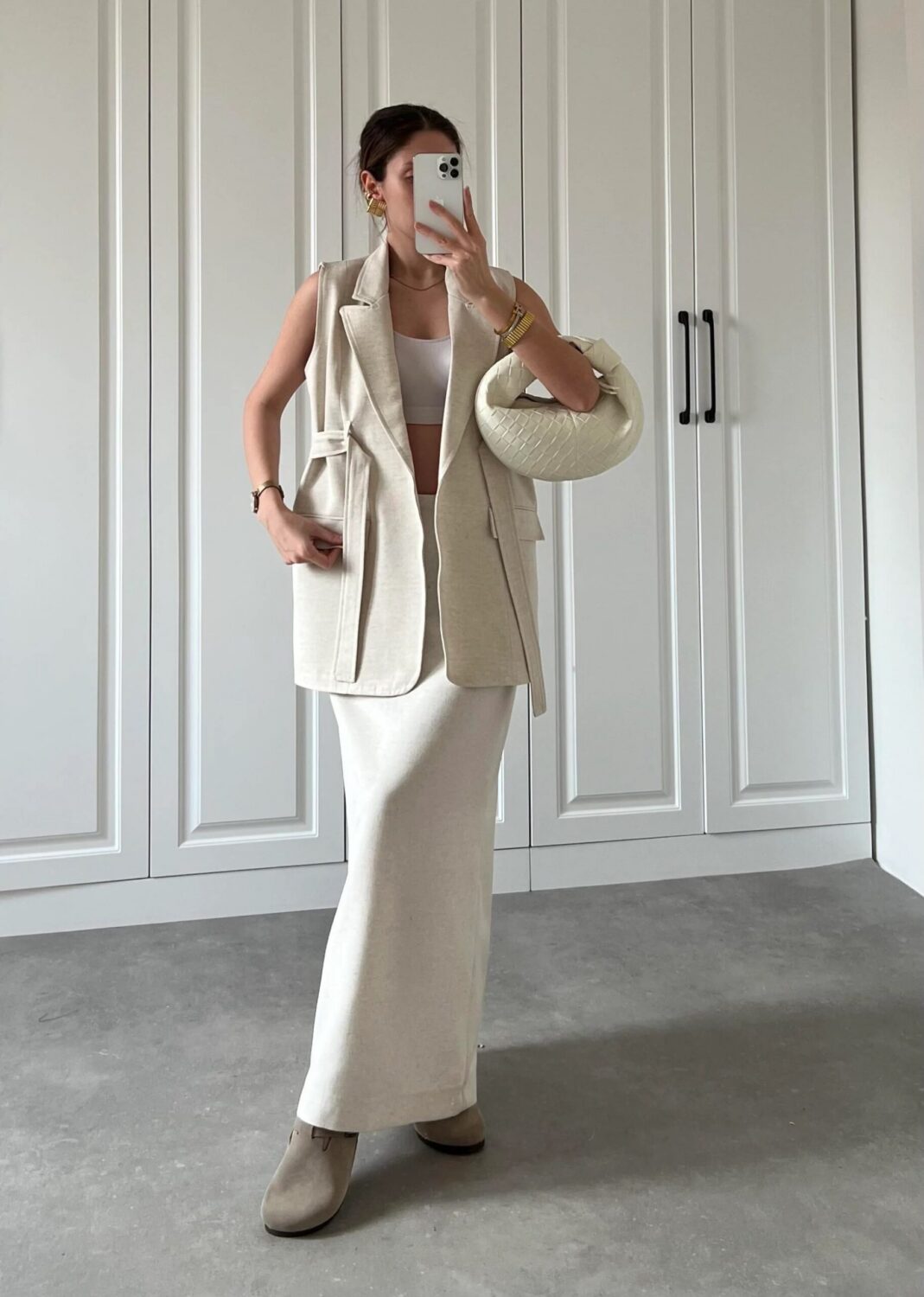 Ensemble Jupe Haut en lin