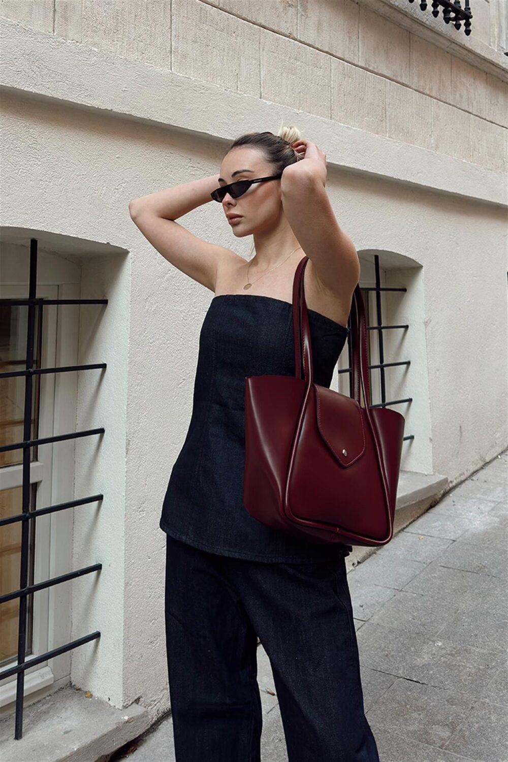 Petra Bordeaux + Purse