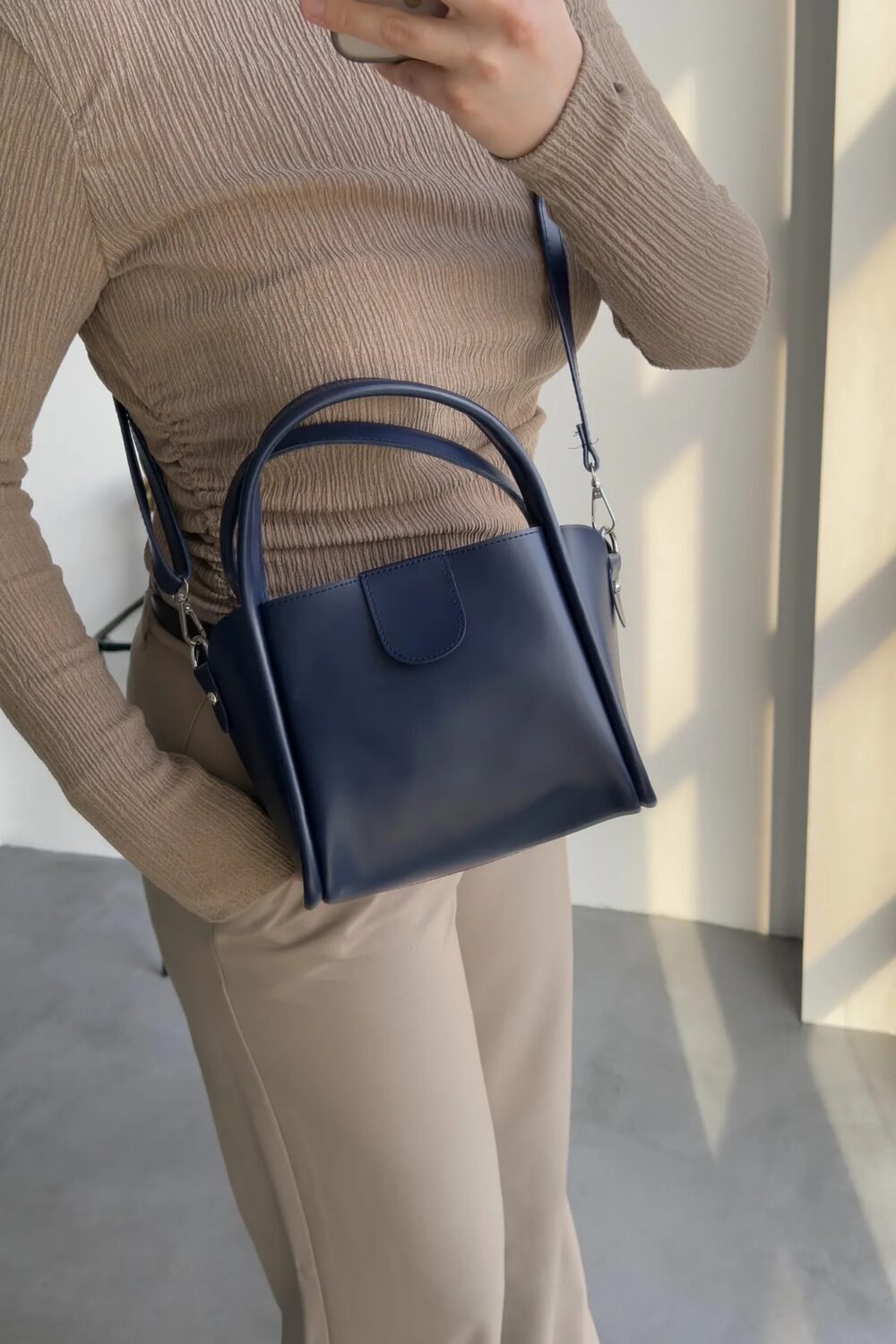 Beca Navy + Purse
