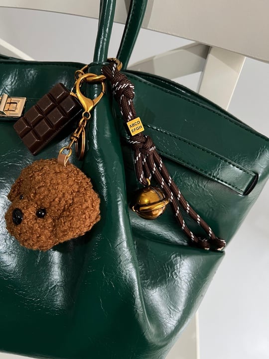 Brown Chocolate Teddy Bag Charm