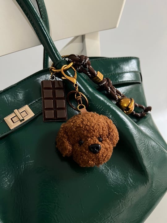 Brown Chocolate Teddy Bag Charm