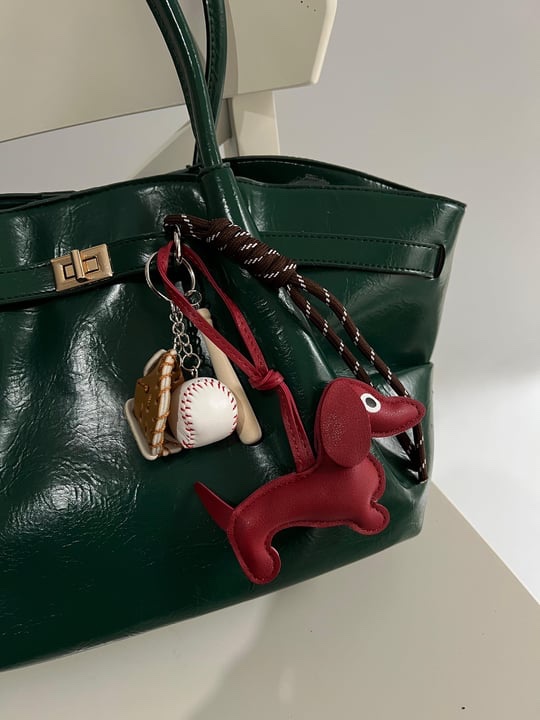Bordeaux Dog Toy Bag Charm
