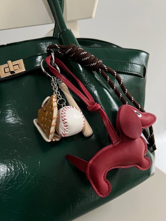 Bordeaux Dog Toy Bag Charm
