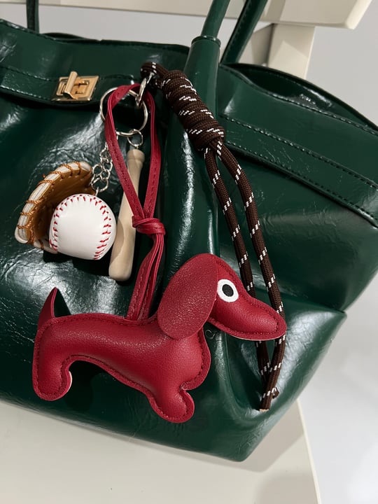 Bordeaux Dog Toy Bag Charm