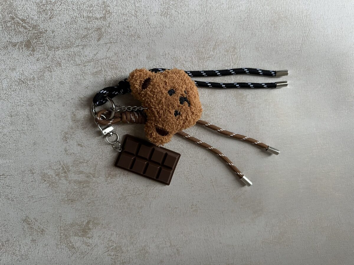 Chocolate Teddy Bag Charm