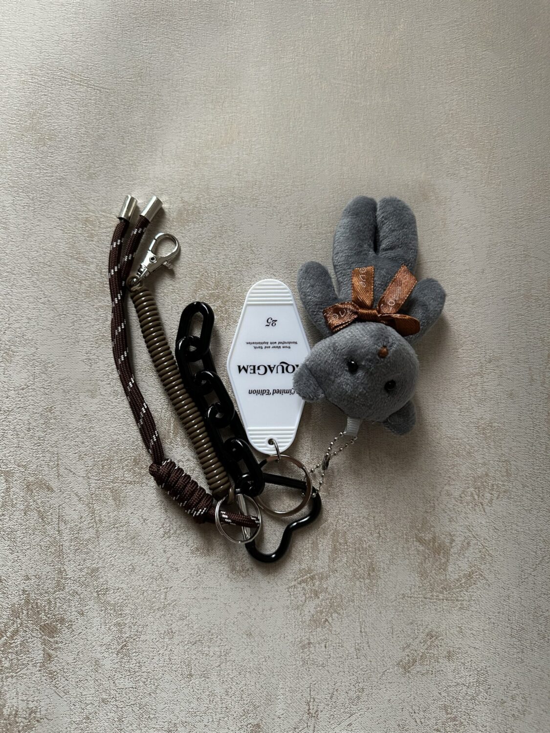 Teddy AquaGem Bag Charm