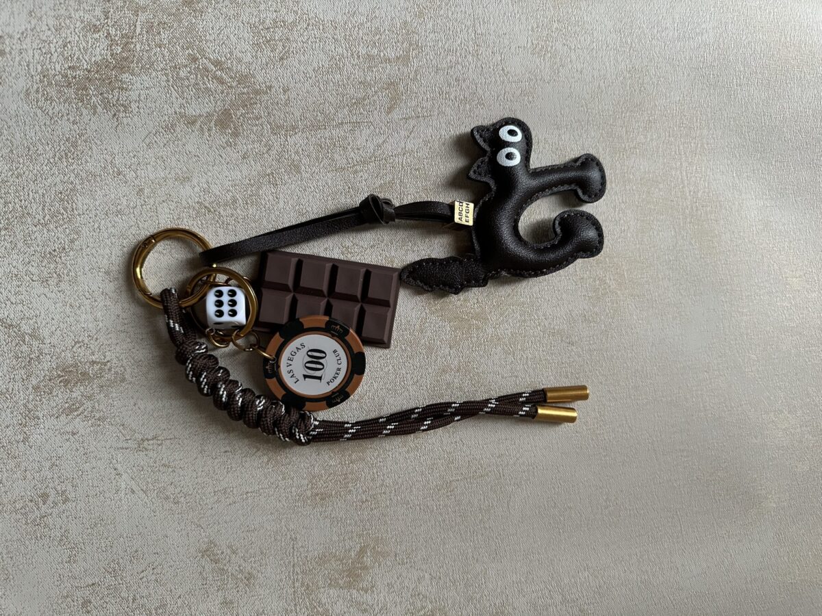 Chocolate Cat Bag Charm