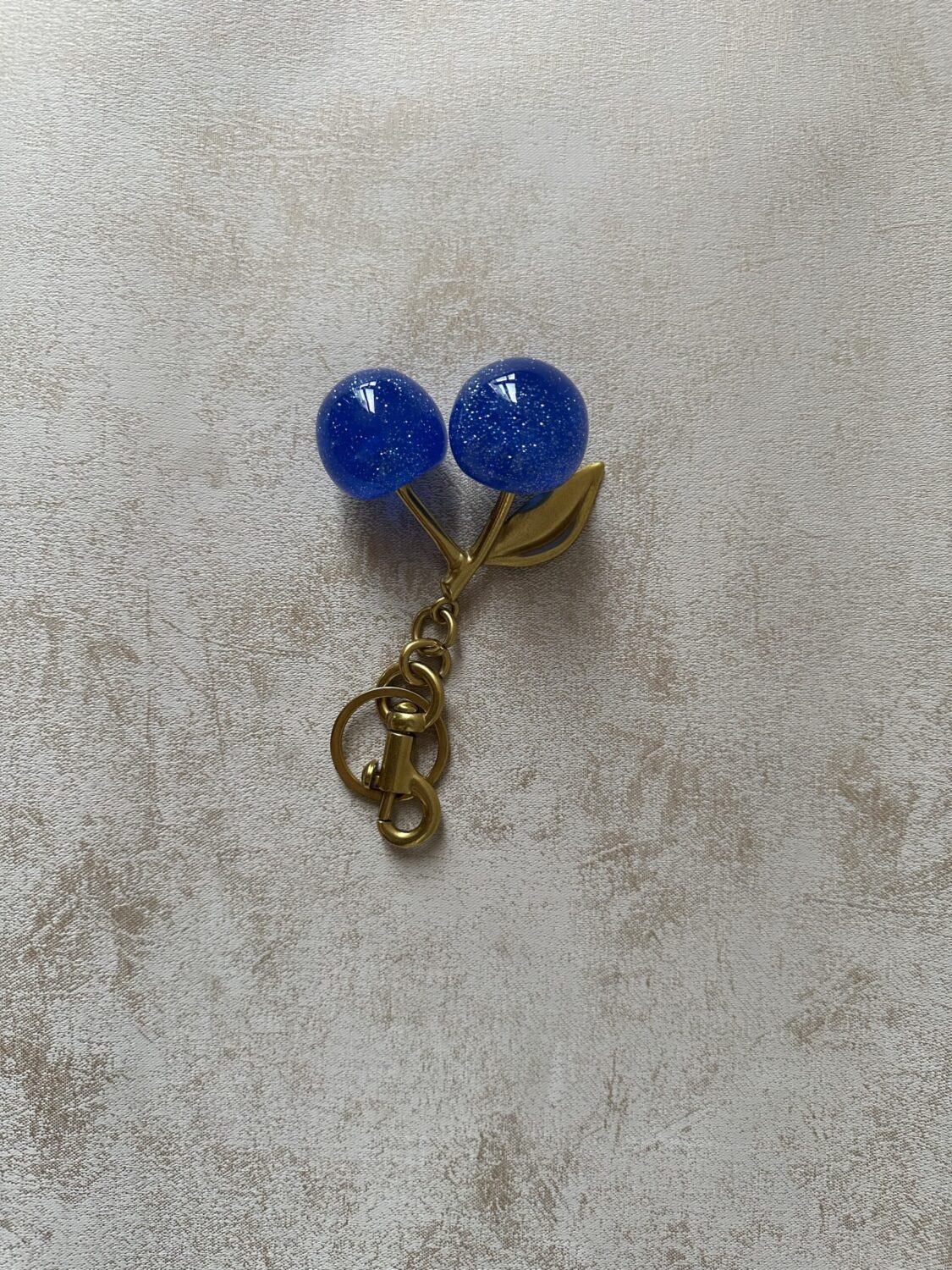 Viral Blue Cherry Bag Charm