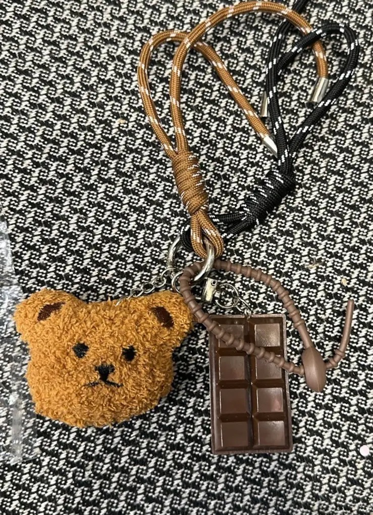 Chocolate Teddy Bag Charm