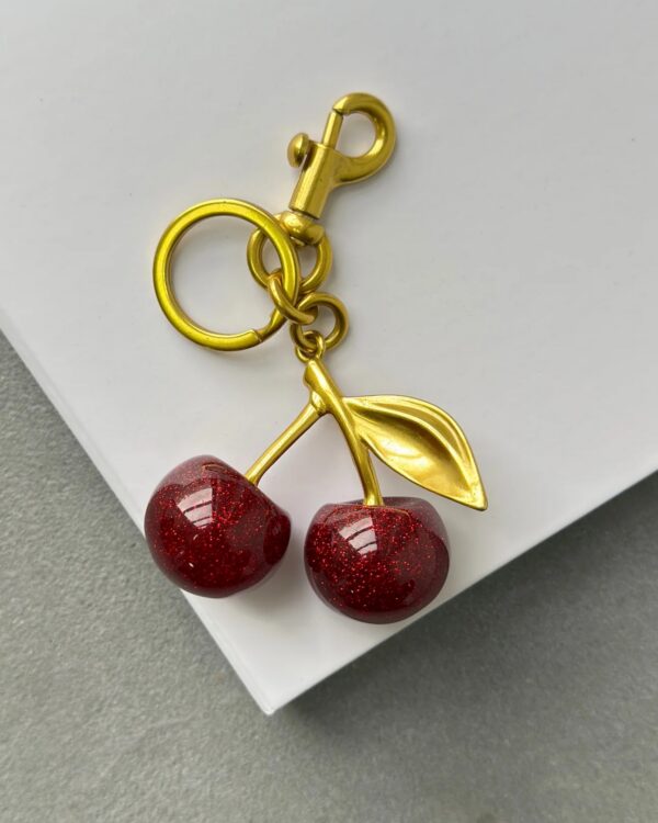Viral Cherry Bag Charm