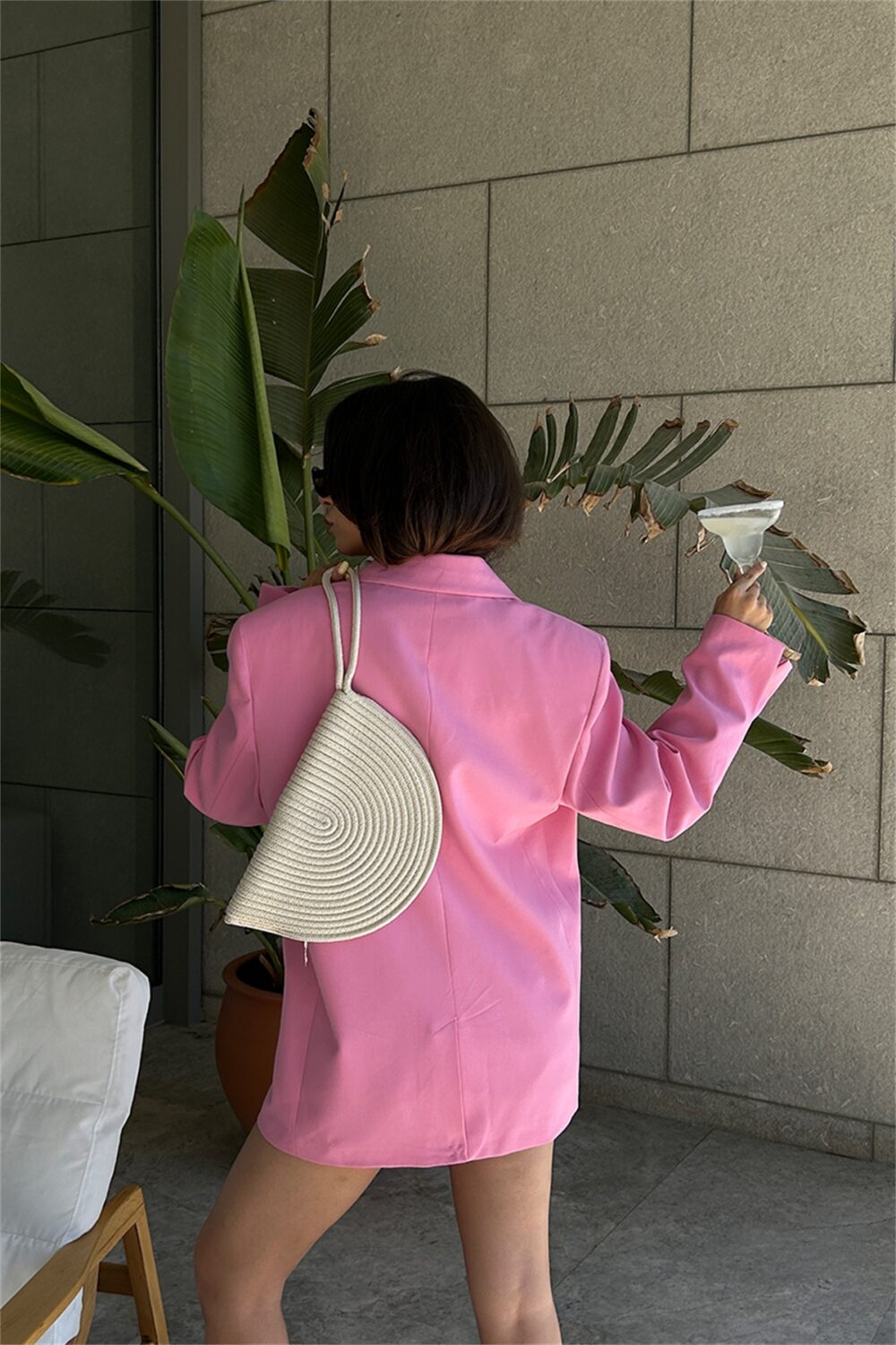 Breeze Blanc Cassé Handmade Straw