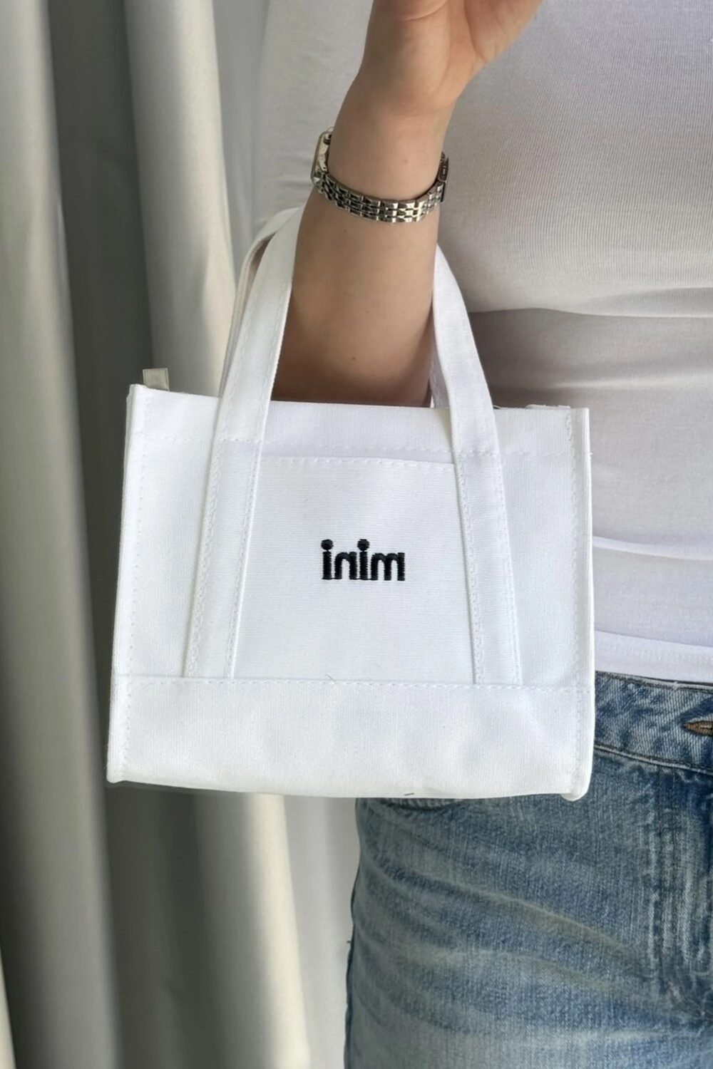 Mini Tote Blanc