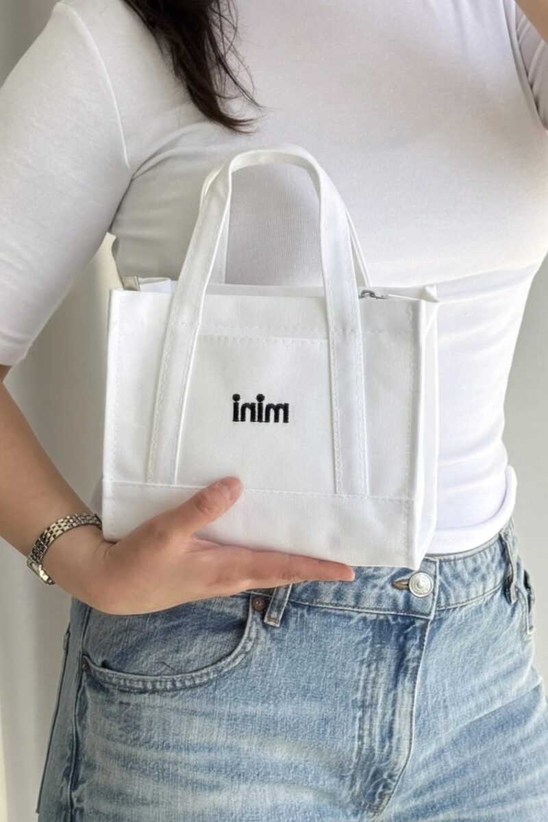Mini Tote Blanc
