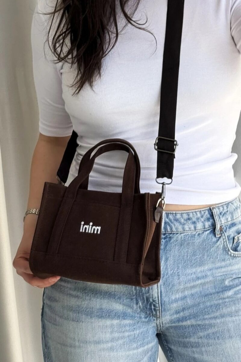 Mini Tote Marron