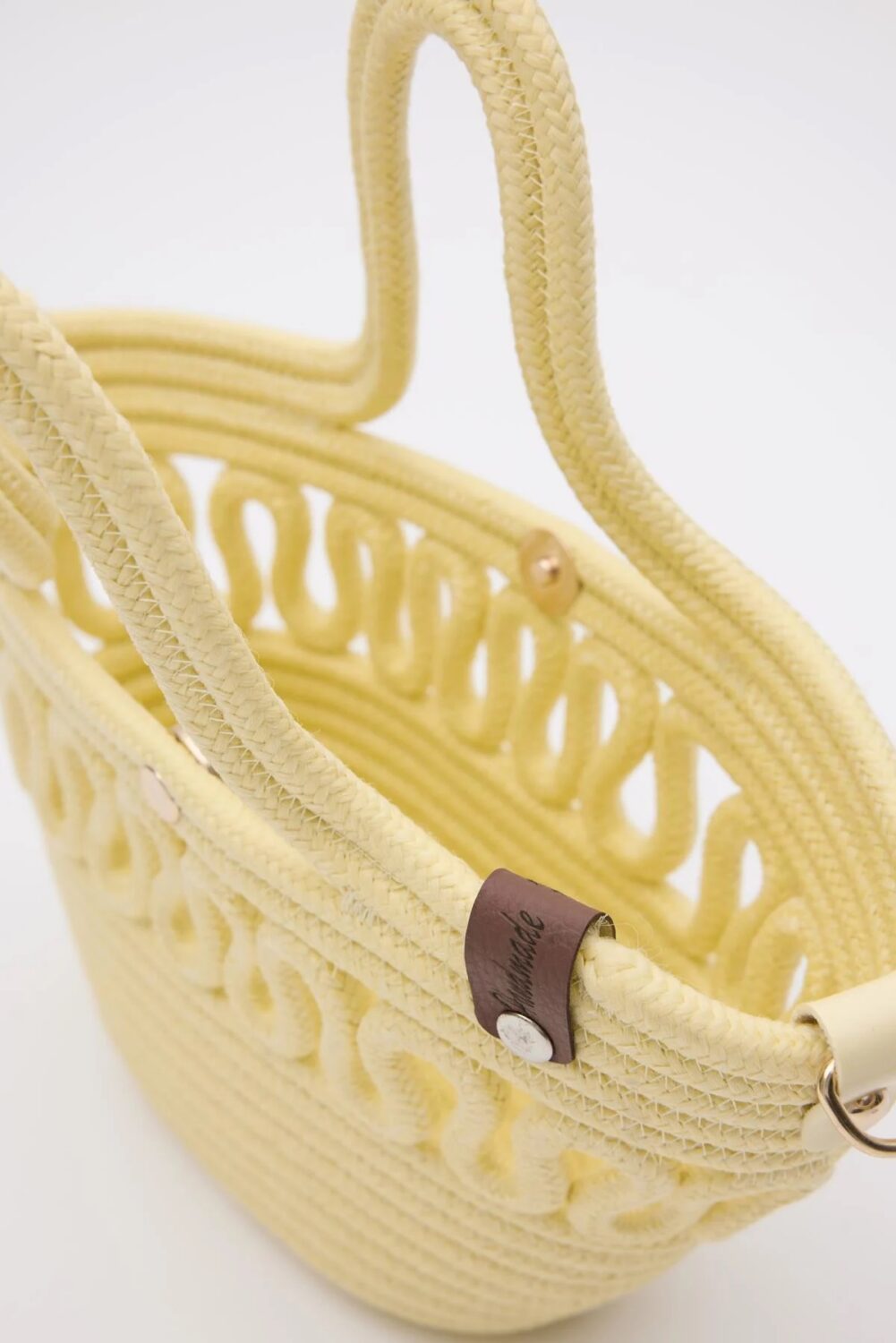 Ortega Butter Yellow Handmade Straw