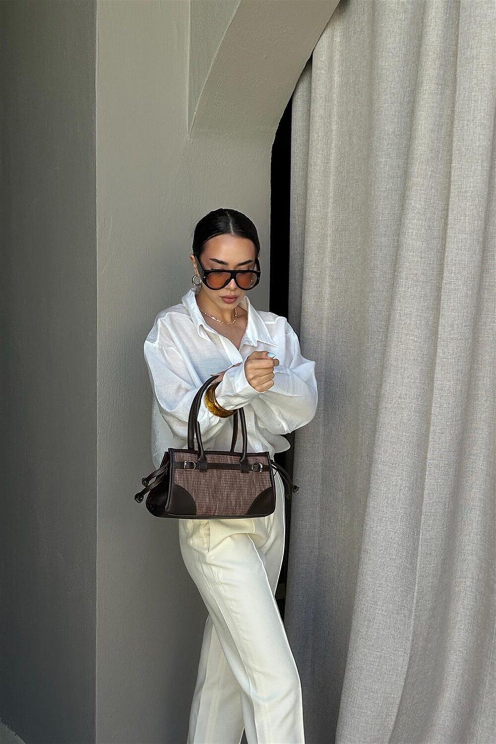 Maya Straw Marron