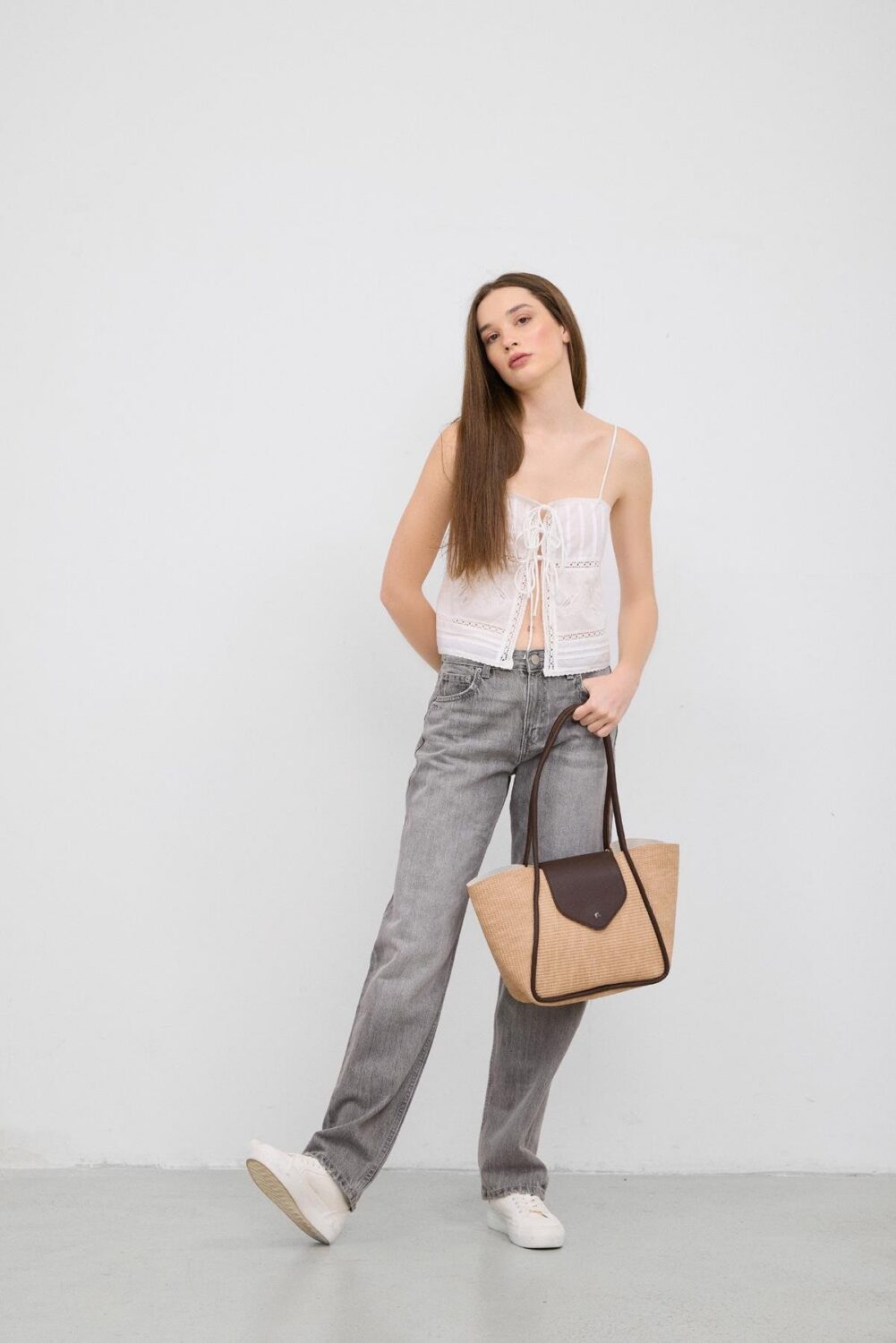 Petra Straw Marron