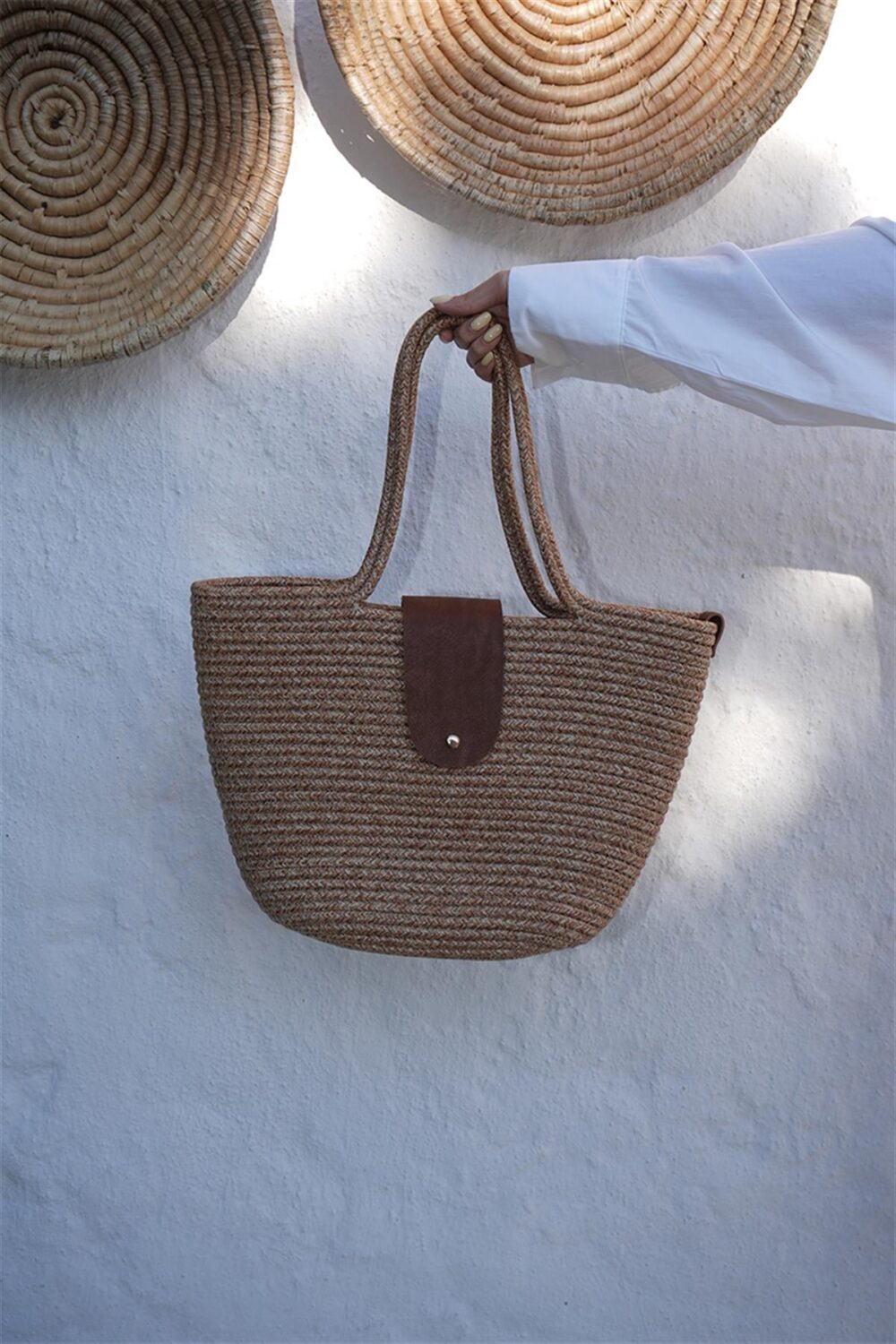 Reya Handmade Straw Nude