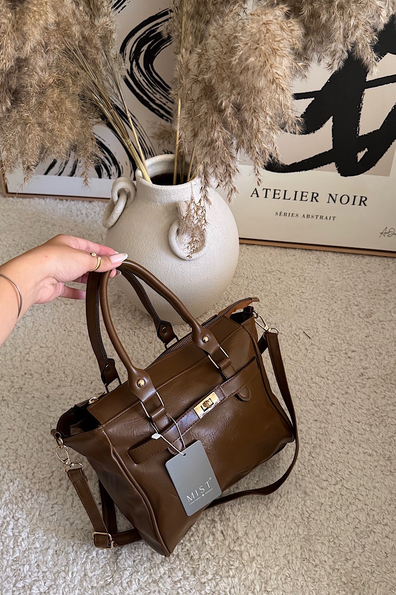 Boho Large Glossy Camel
