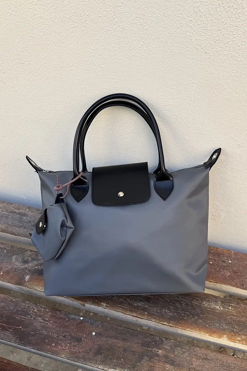 Tiger Large Grey + Mini Purse