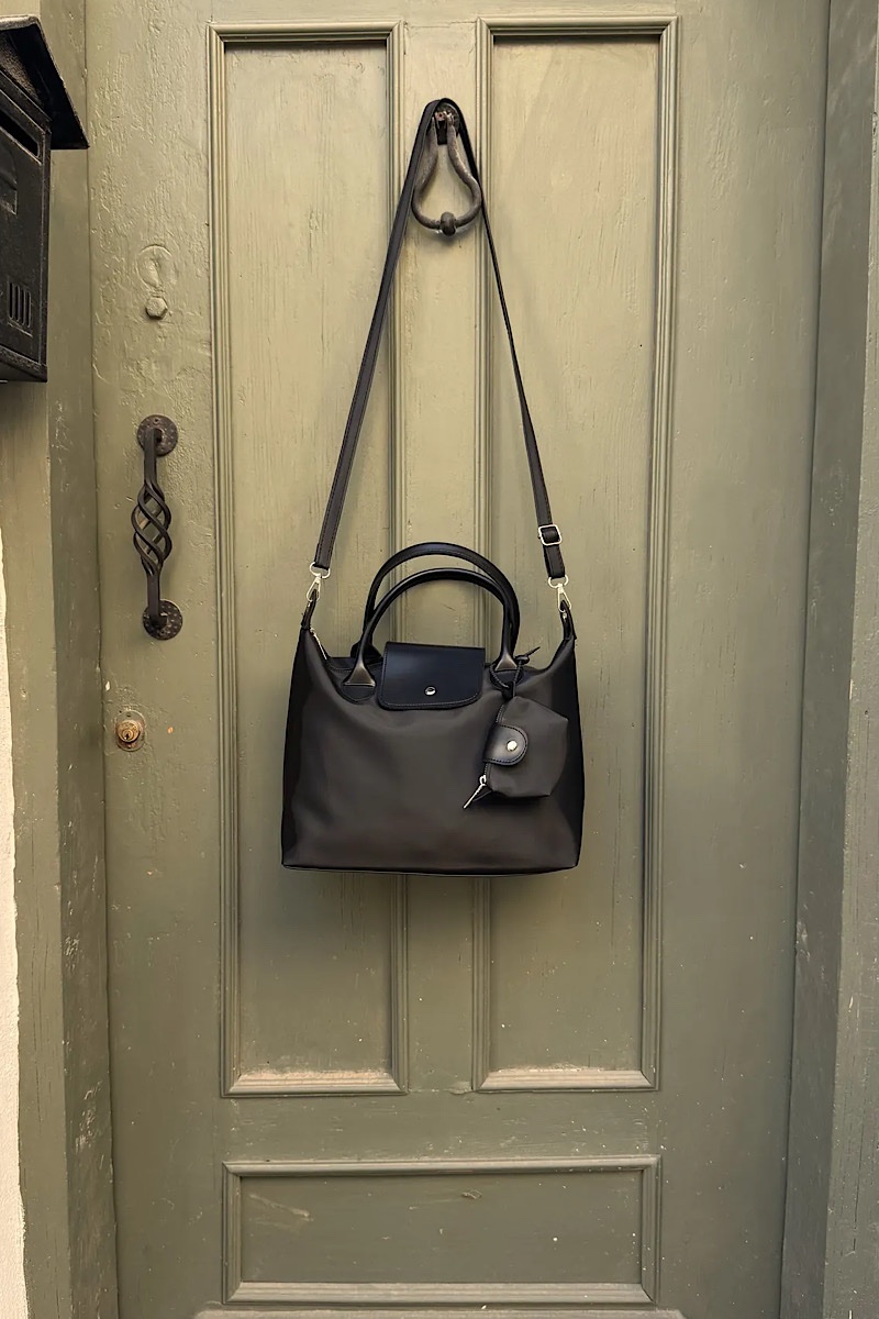 Tiger Large Black + Mini Purse