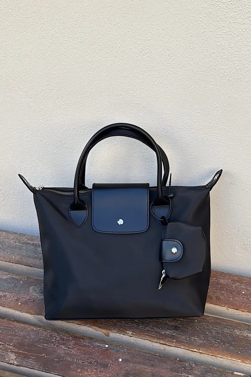 Tiger Large Black + Mini Purse