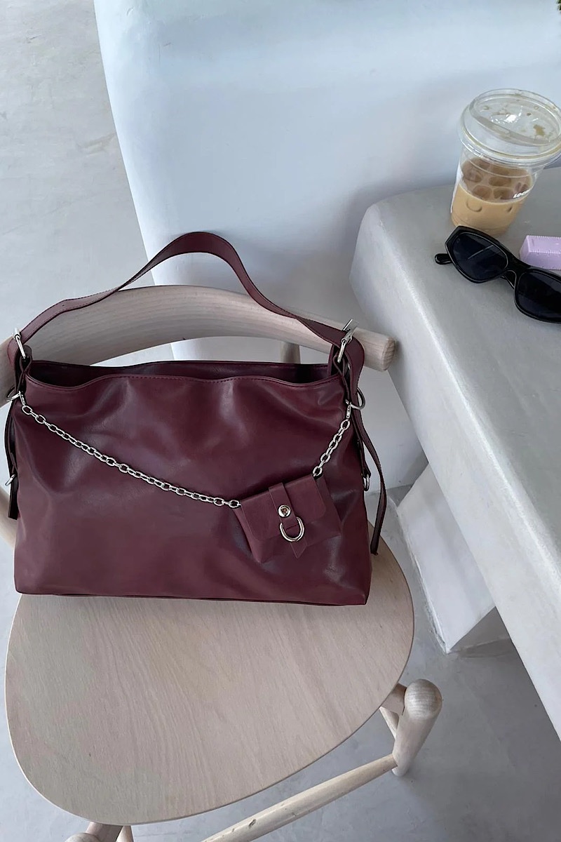 Bucks + Mini Purse Bordeaux