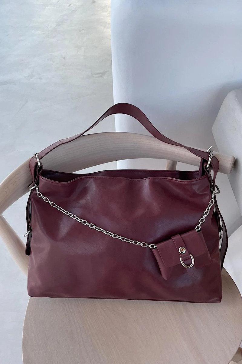 Bucks + Mini Purse Bordeaux