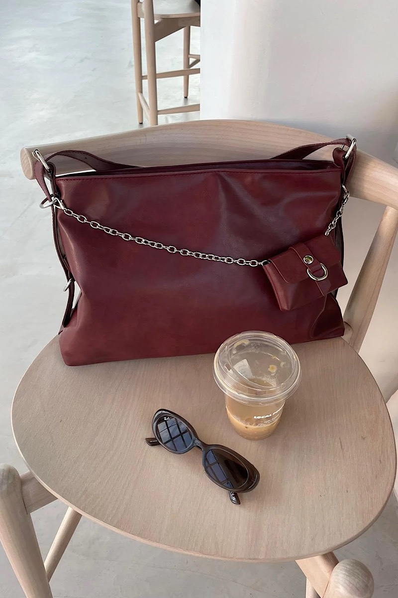 Bucks + Mini Purse Bordeaux