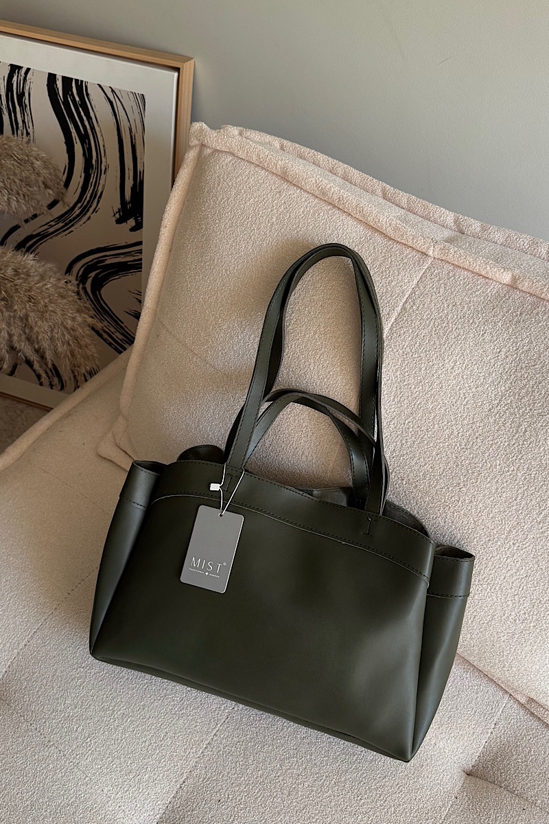 Higgs Medium Olive Green + Purse