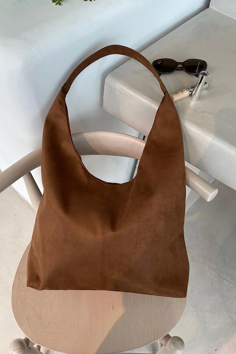Zoe Suede Camel