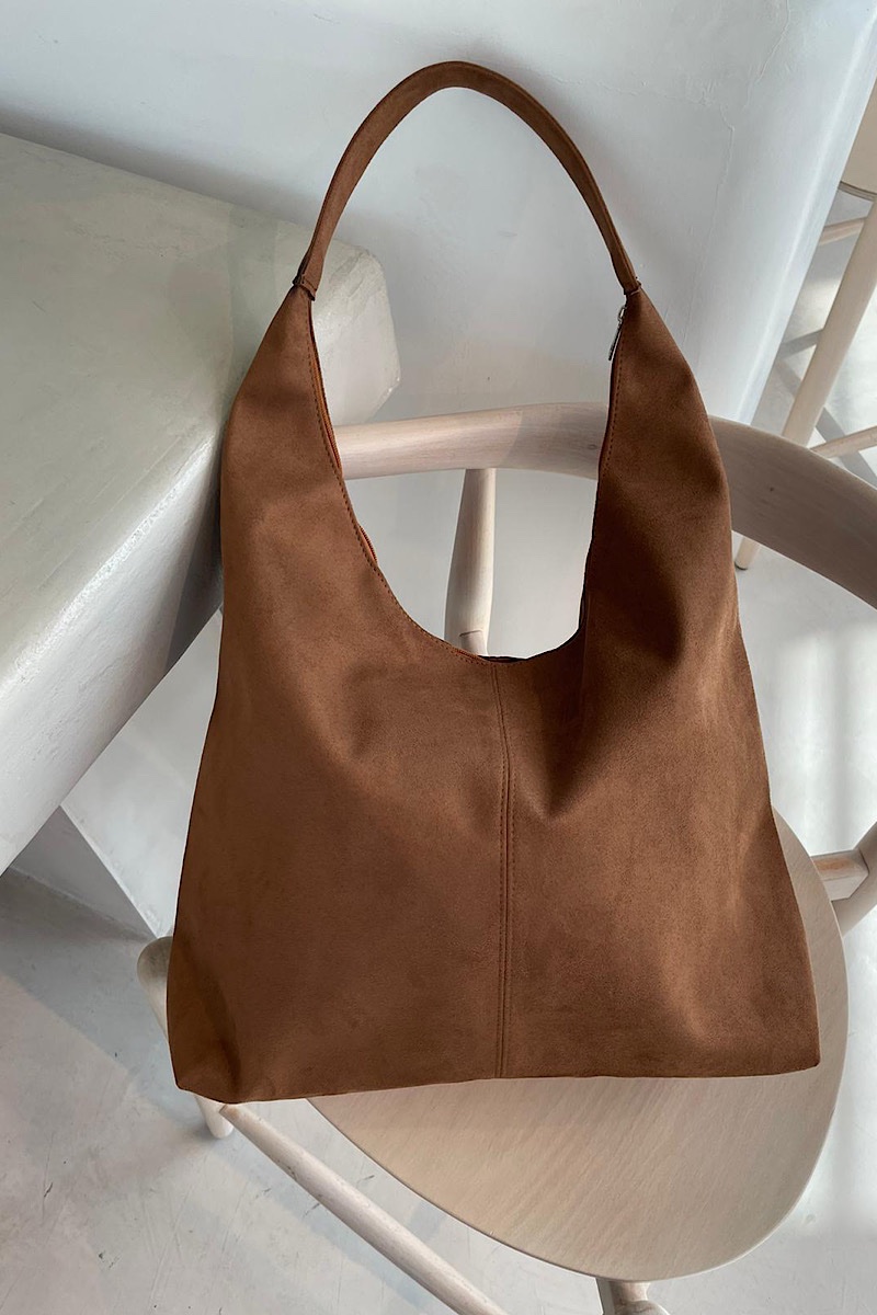 Zoe Suede Camel