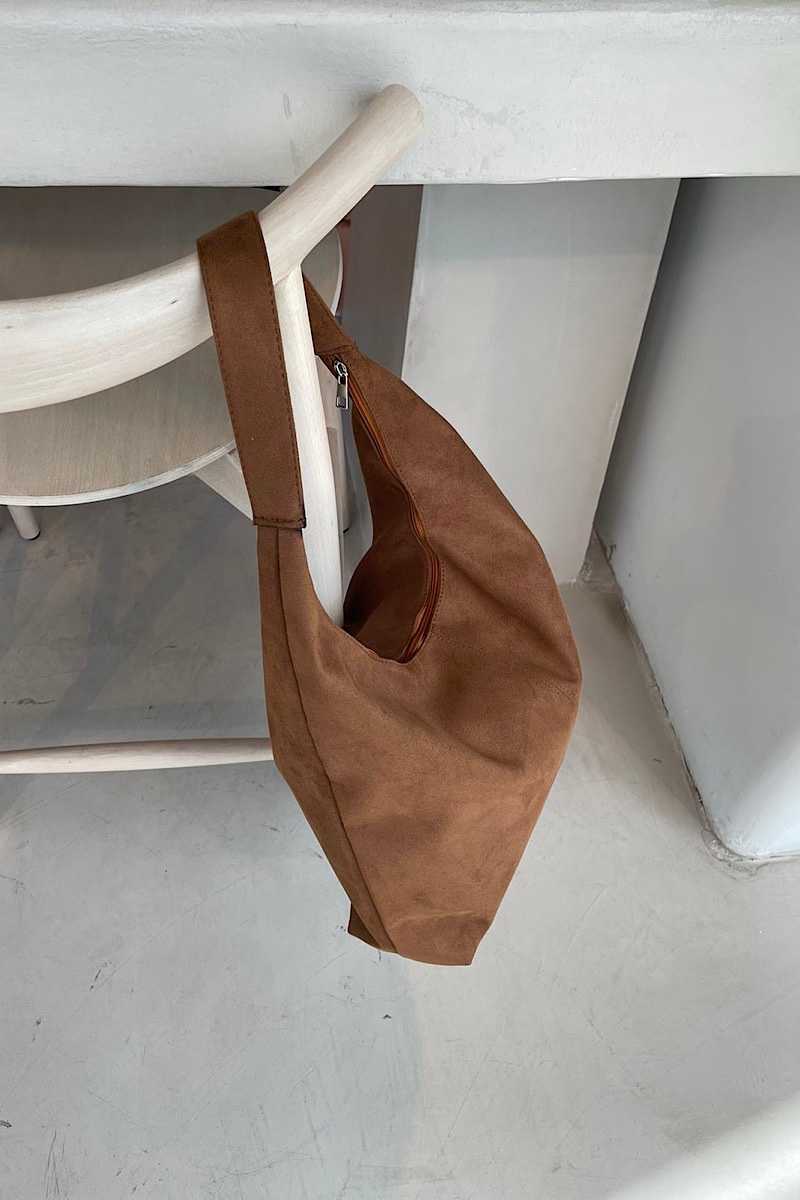 Zoe Suede Camel