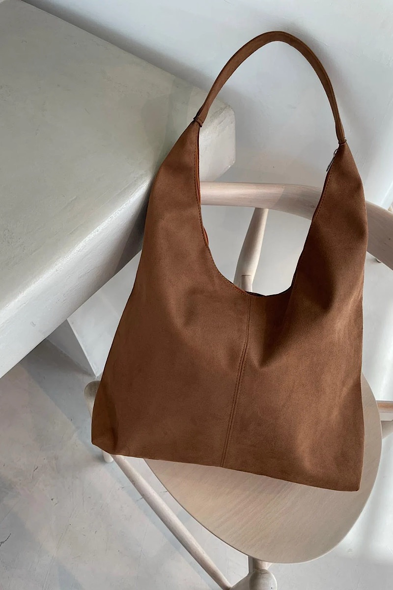 Zoe Suede Camel