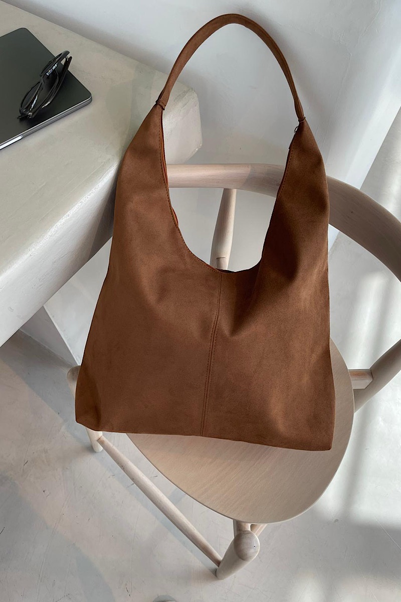 Zoe Suede Camel