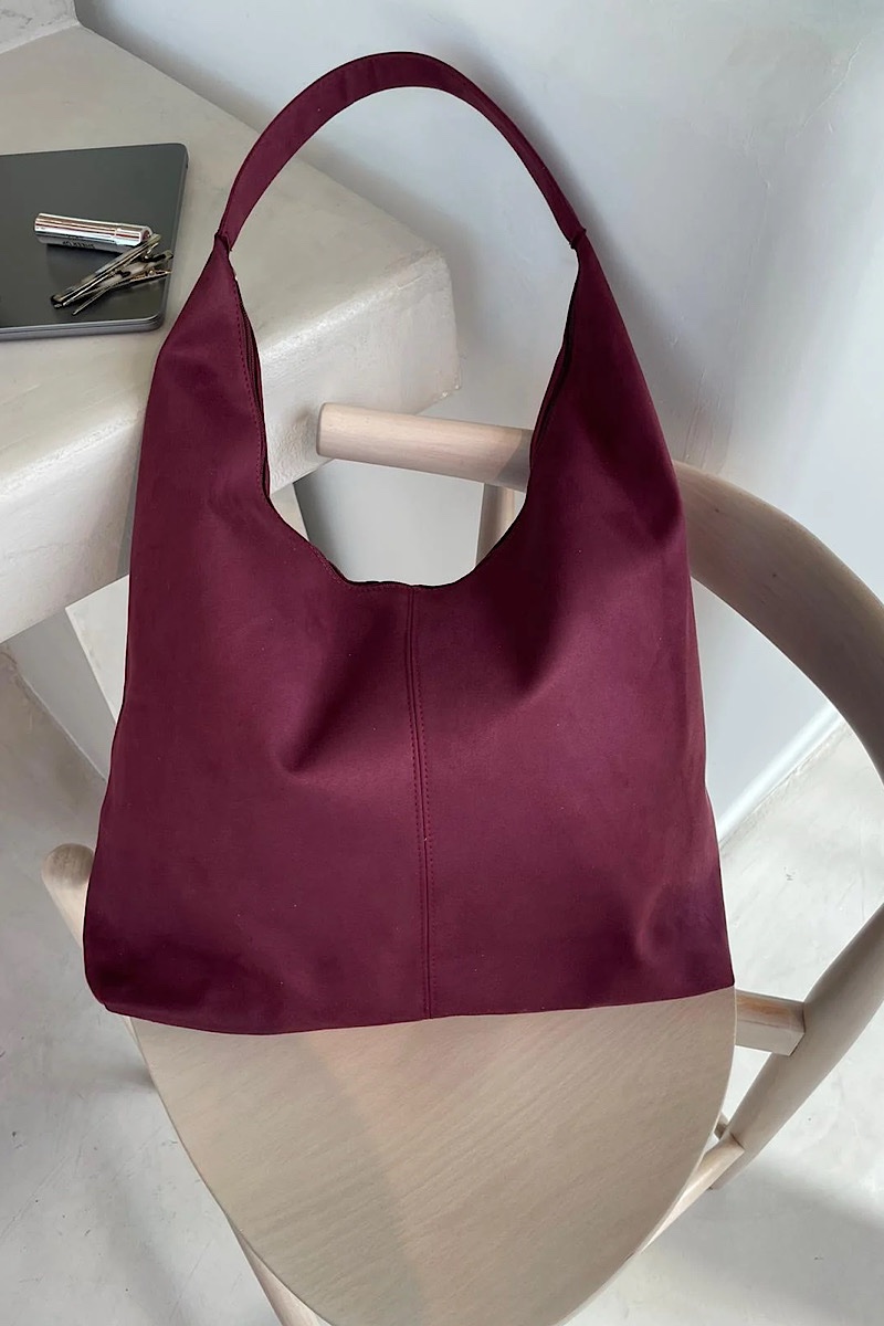 Zoe Suede Bordeaux