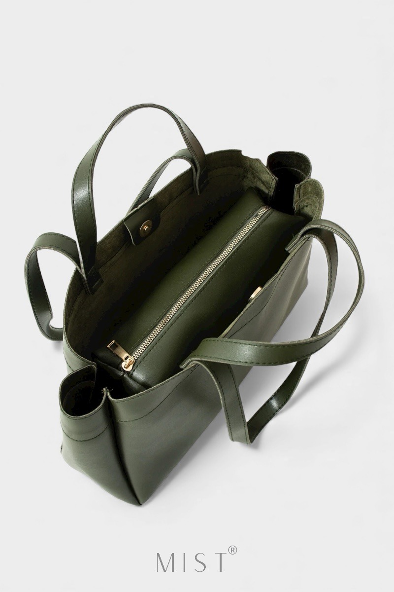 Higgs Medium Olive Green + Purse