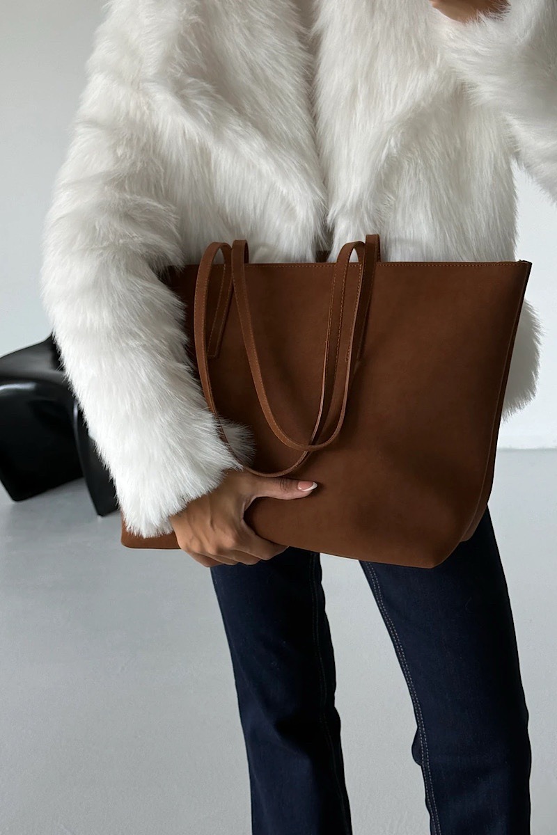 Bria Suede Camel