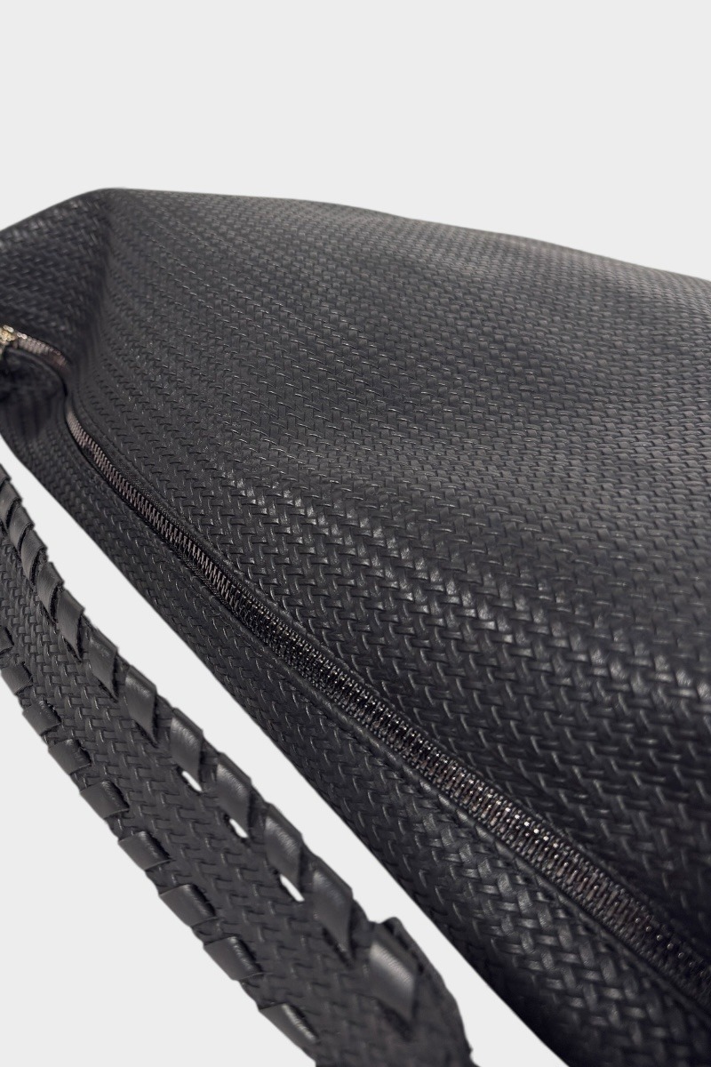 Alma Braided Noire Casual Bag