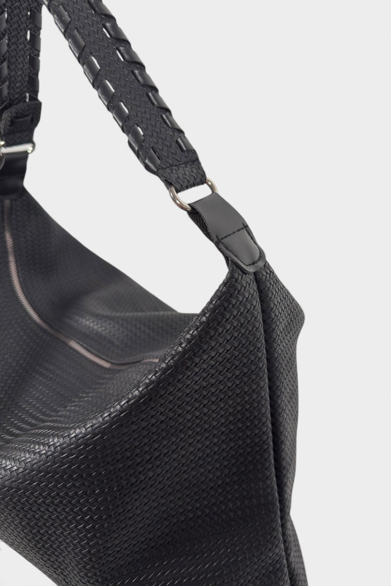 Alma Braided Noire Casual Bag