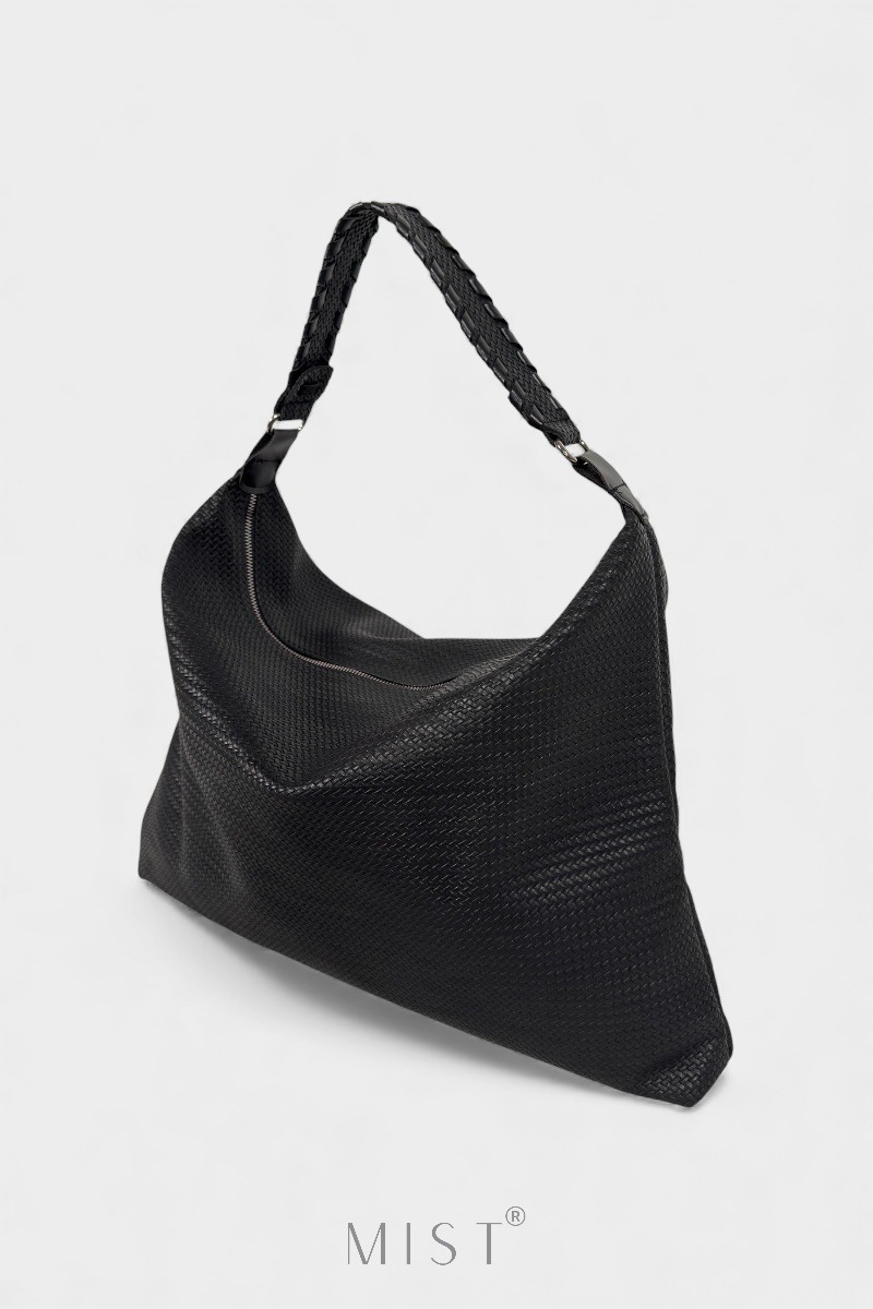 Alma Braided Noire Casual Bag