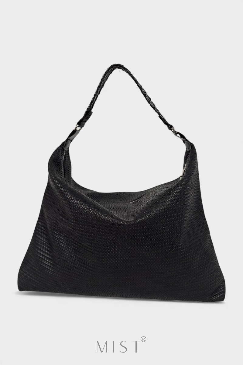 Alma Braided Noire Casual Bag