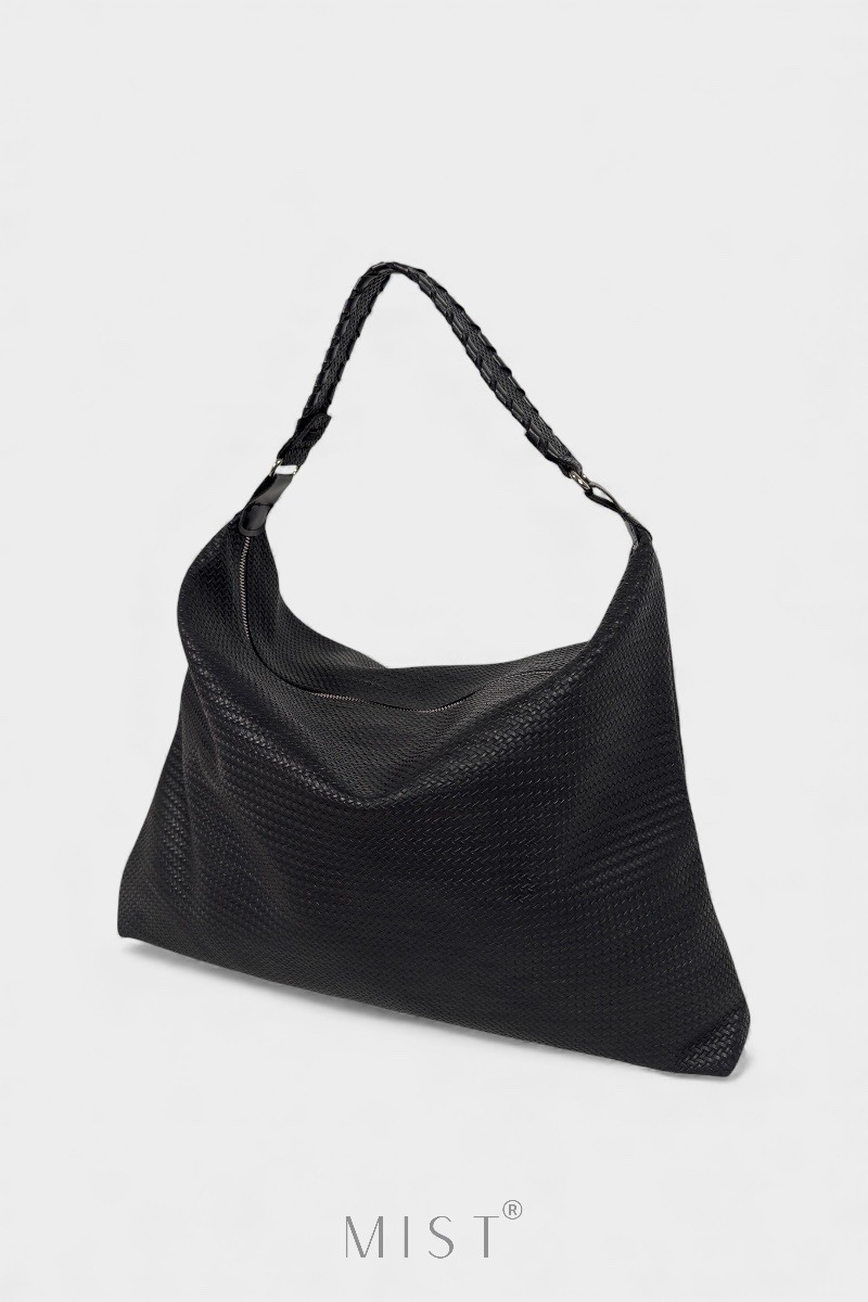 Alma Braided Noire Casual Bag