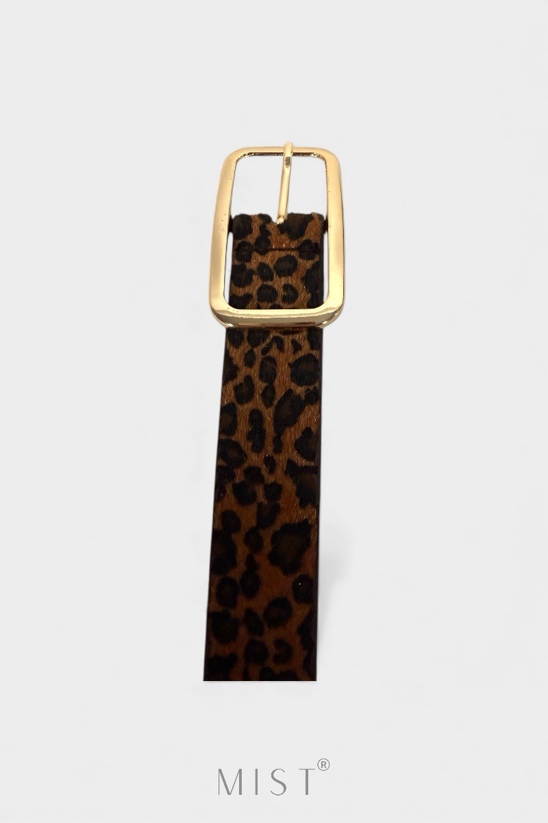 Suede Leopard Belt SLB2
