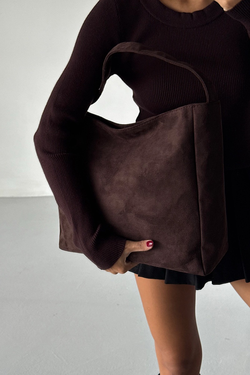 Mayfair suede Marron