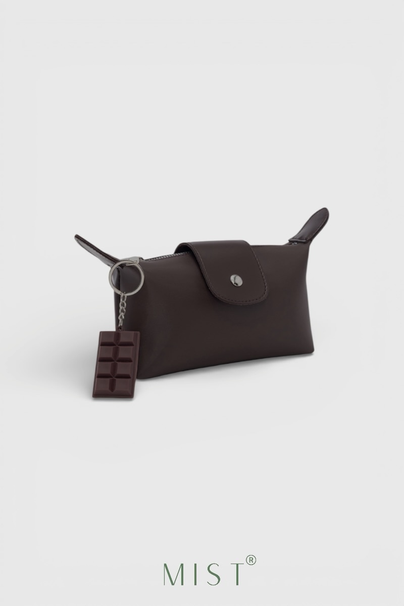 Mini Tiger Pouch Marron