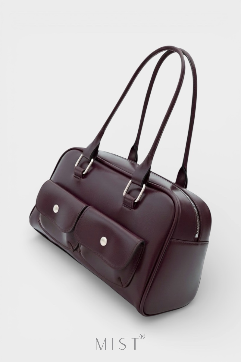 Bei vintage Aubergine