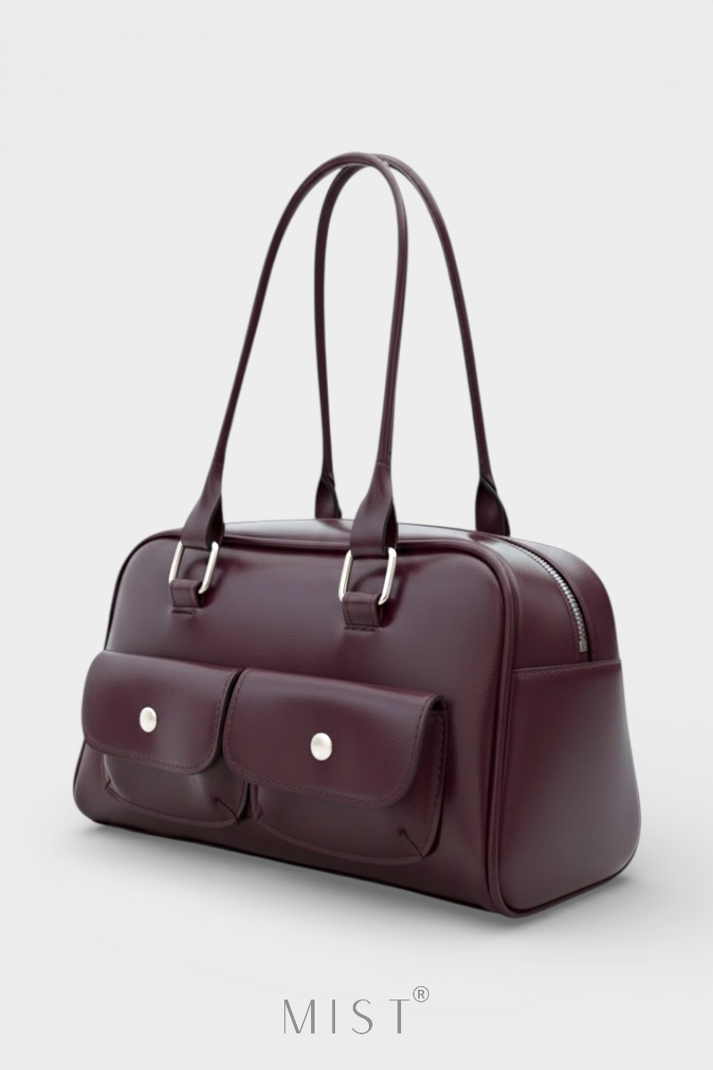 Bei vintage Aubergine