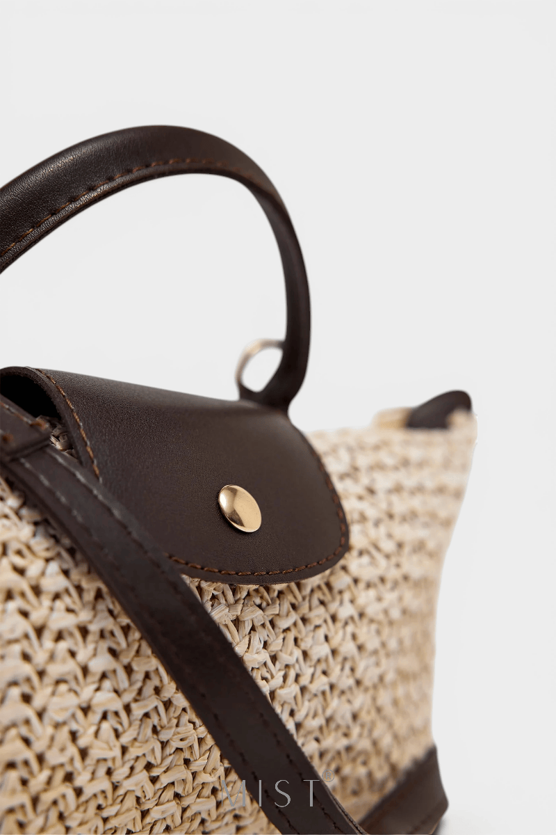 Mini Tiger Straw Marron